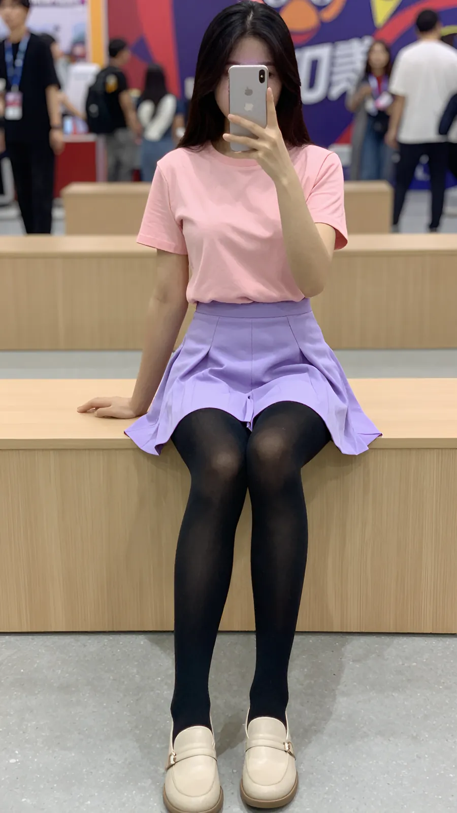 HL-000271 · 粉紫魔法少女短裙 visual reference