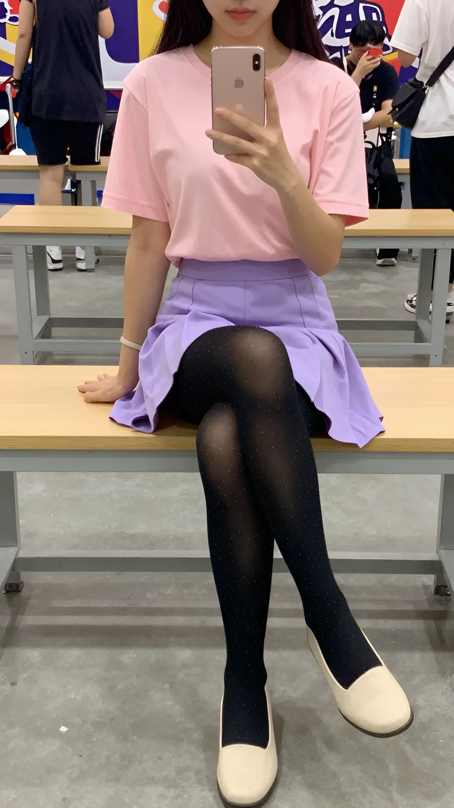 HL-000283 · 粉紫魔法少女短裙 visual reference