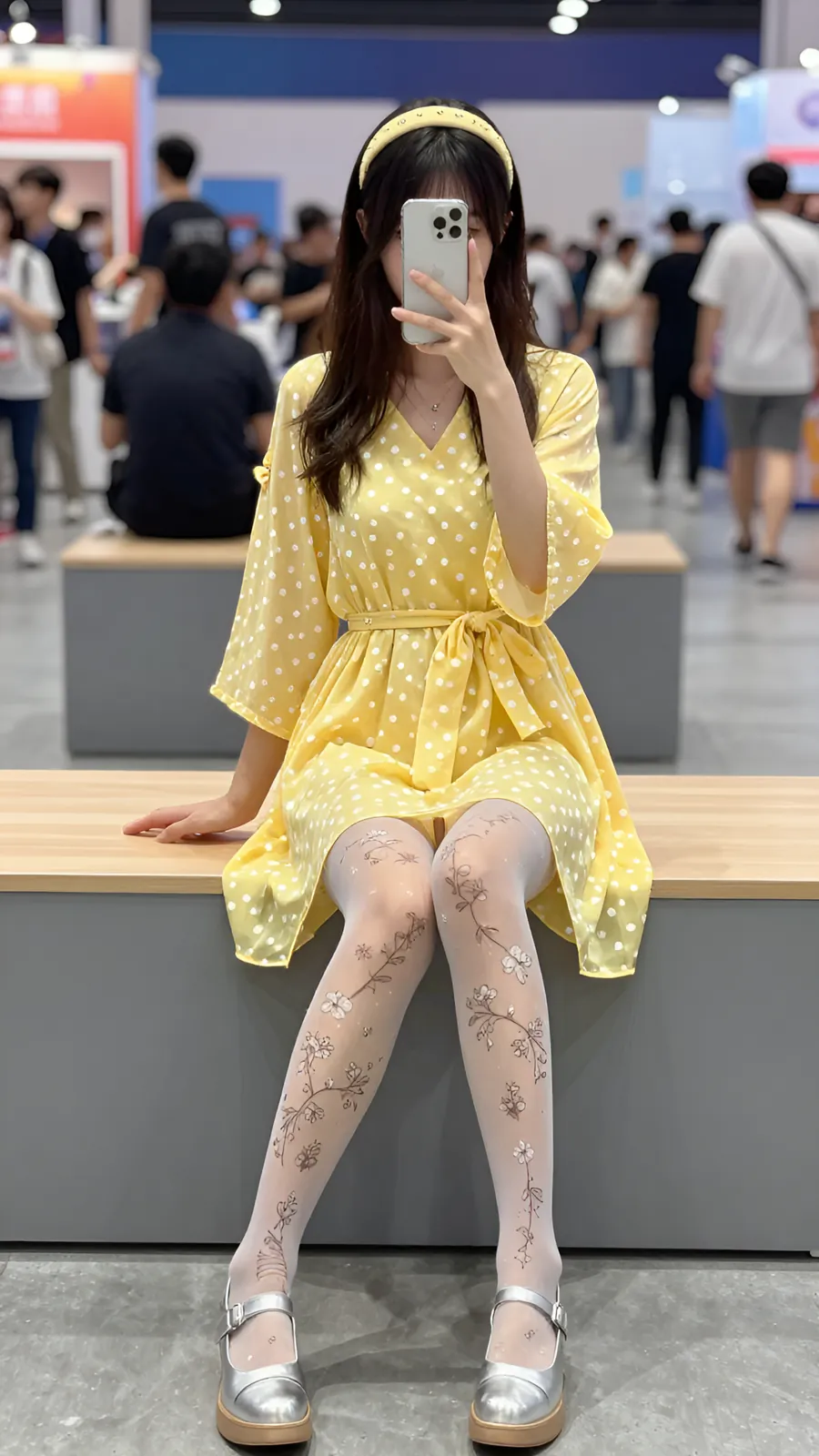 30D 酒红连裤袜 · 桌沿伸腿坐姿 visual reference