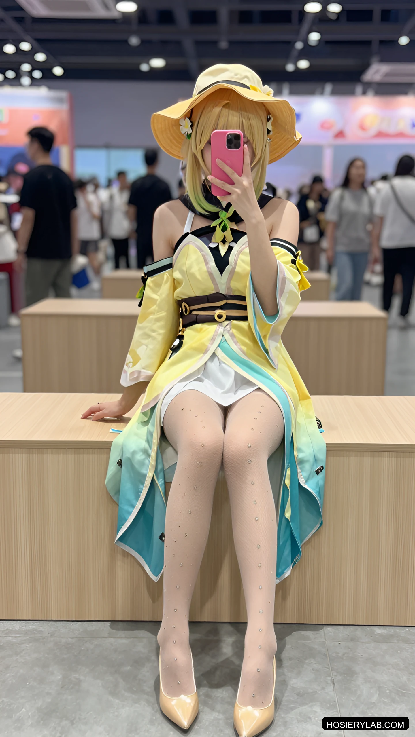网眼 30D 海军蓝 网袜 visual reference