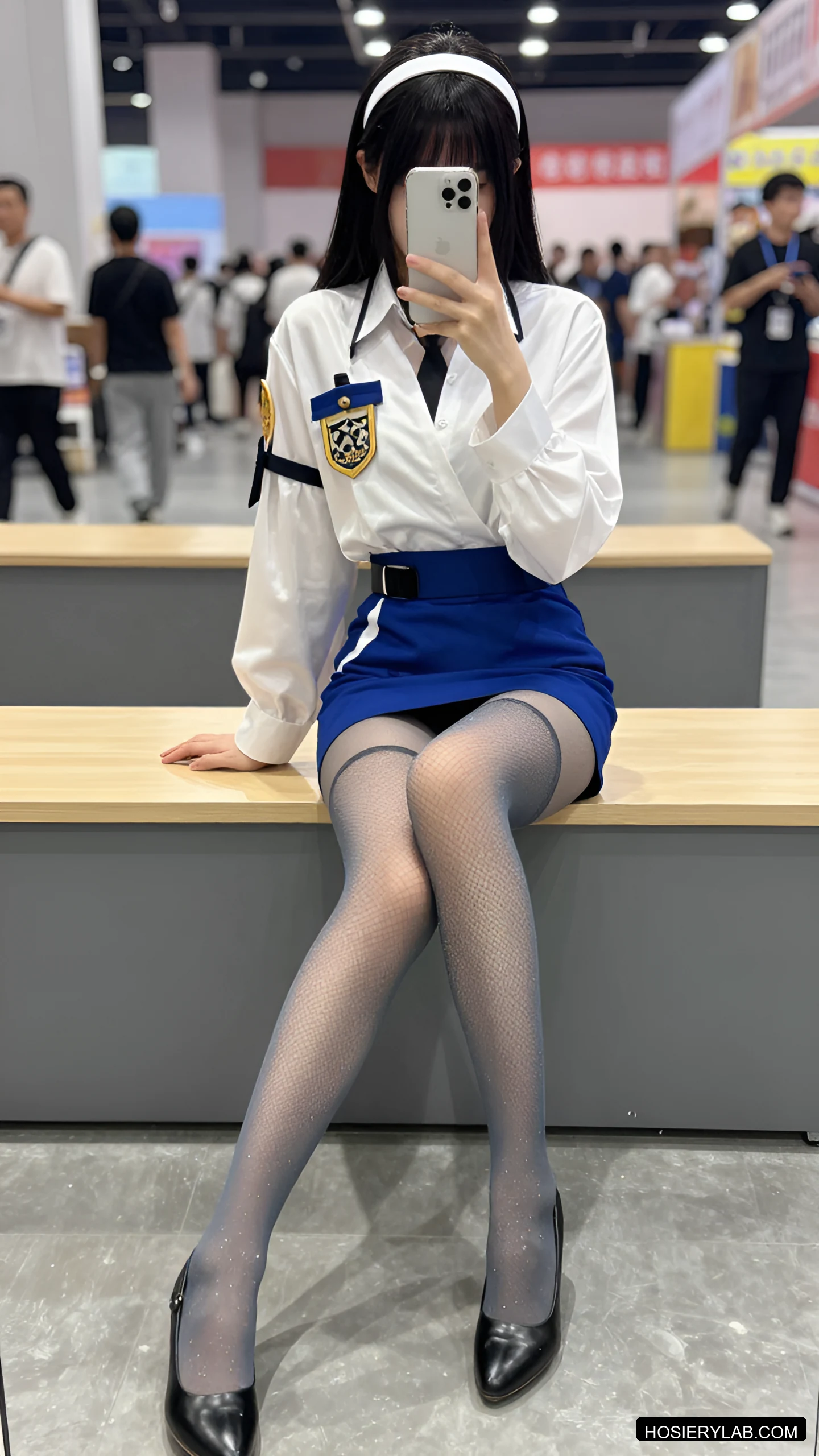 网眼 薄透 20D 咖啡棕 网袜 visual reference