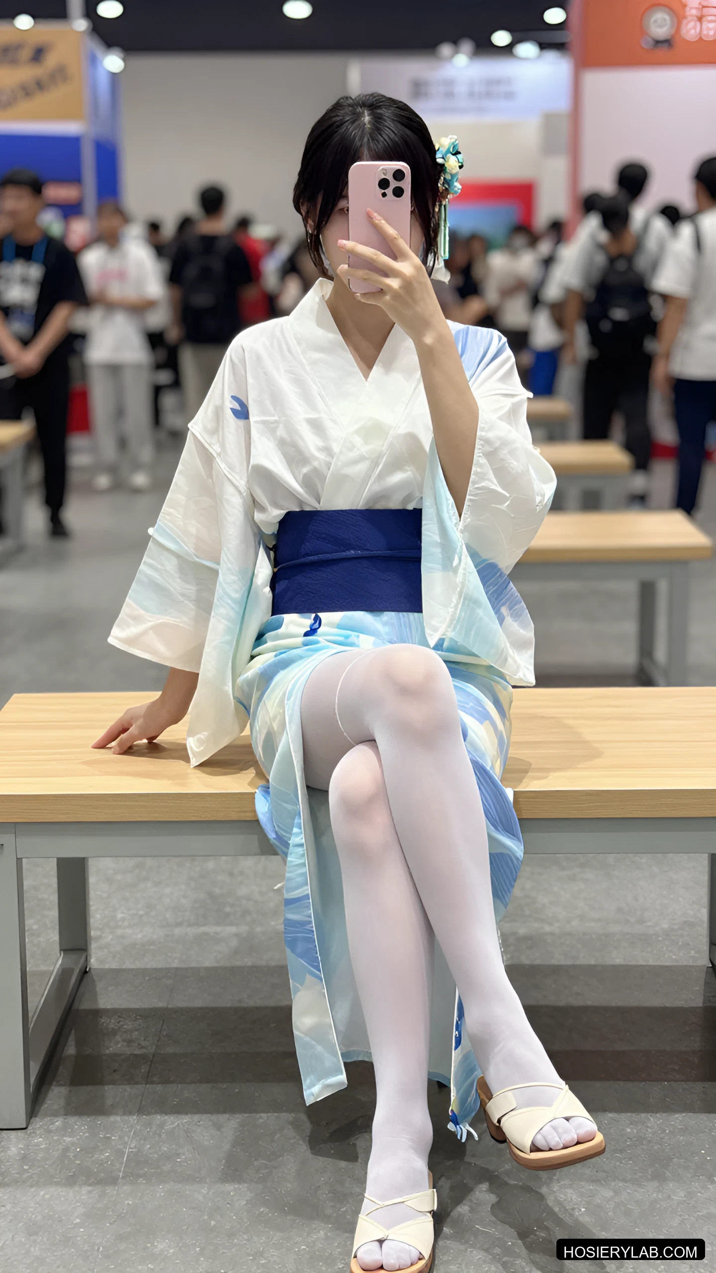 吊带 薄透 10D 纯白 吊带袜 visual reference