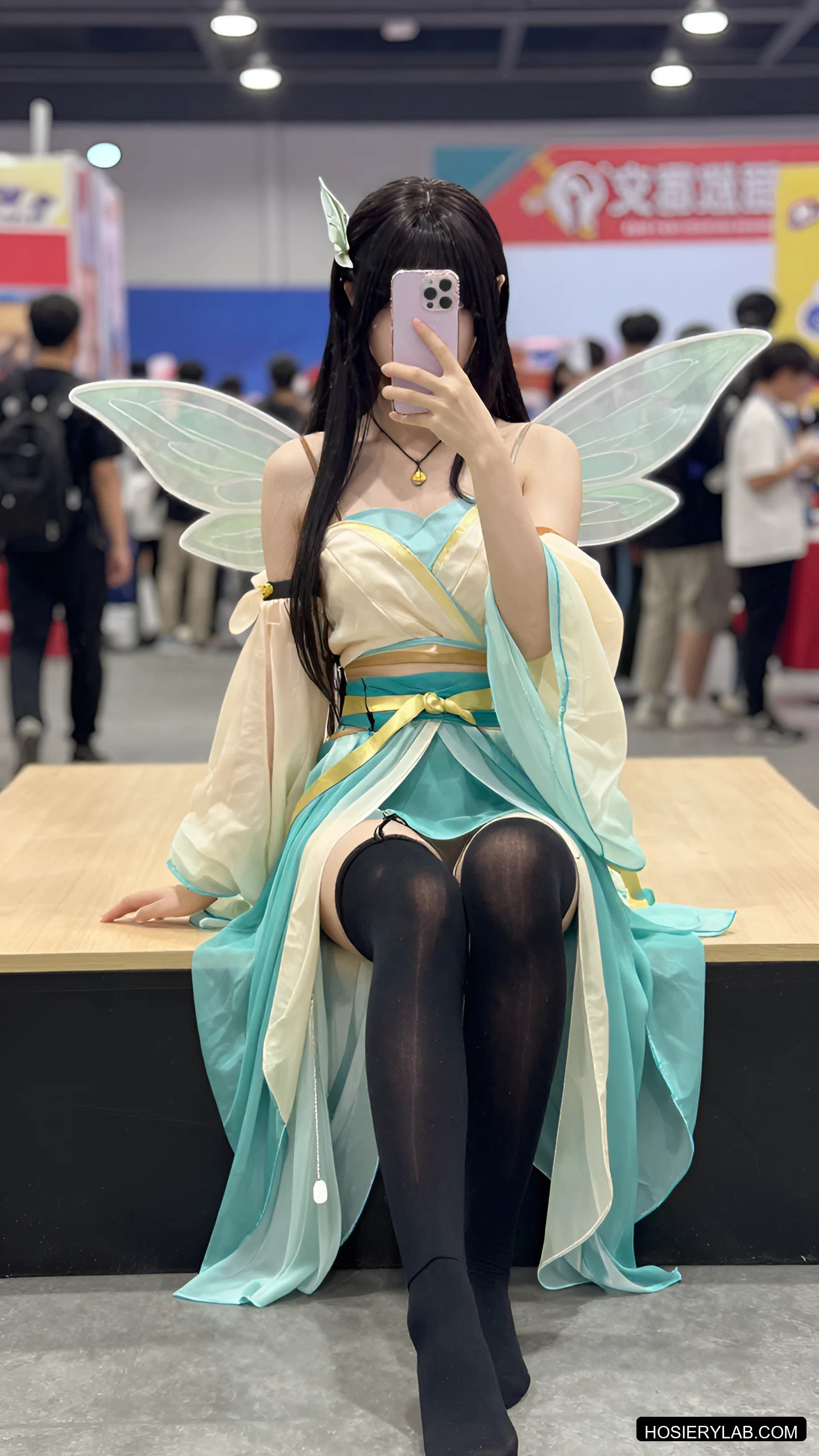 吊带 20D 纯黑 吊带袜 visual reference