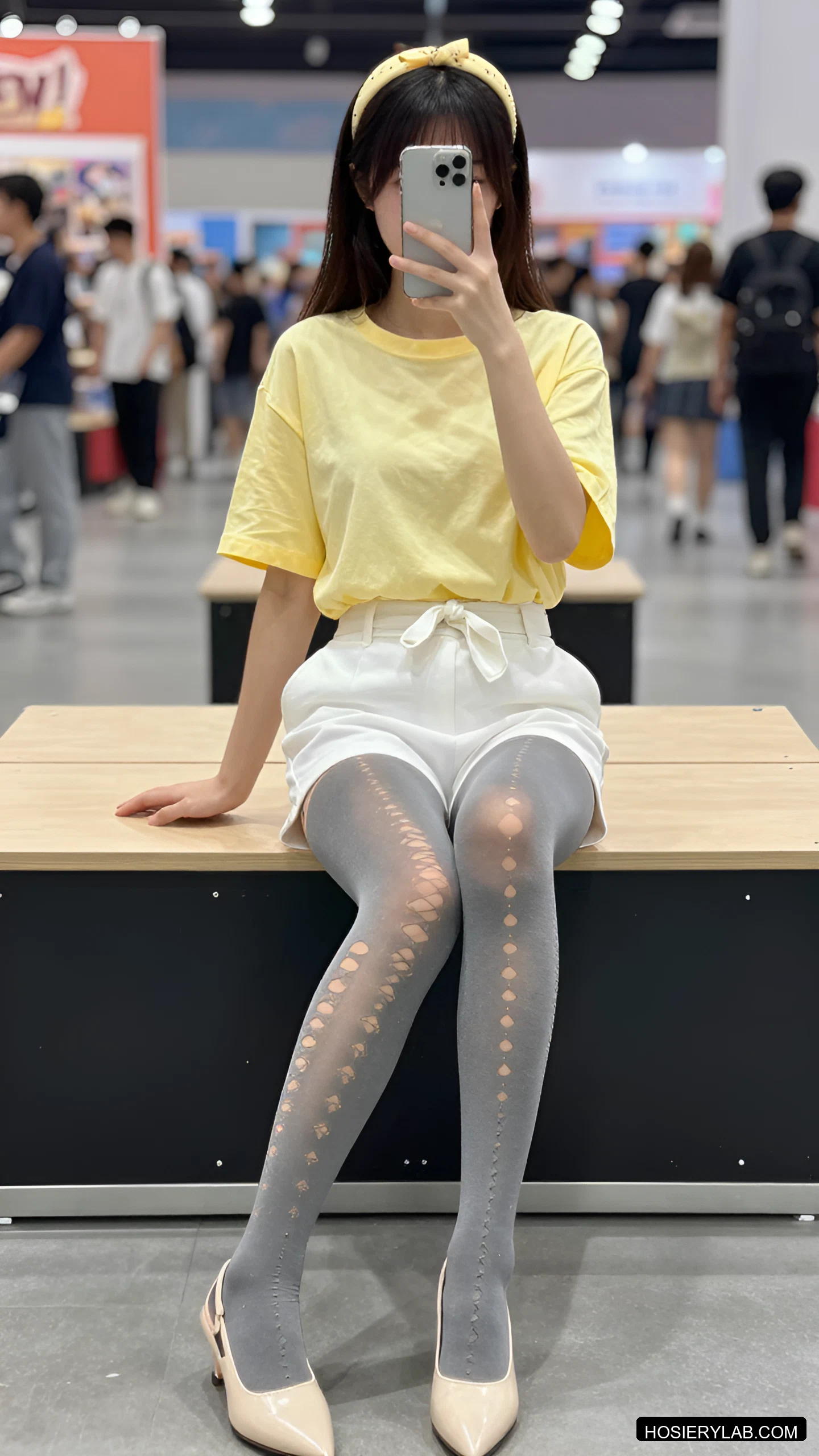 薄透 15D 自然肤色 连裤袜 visual reference