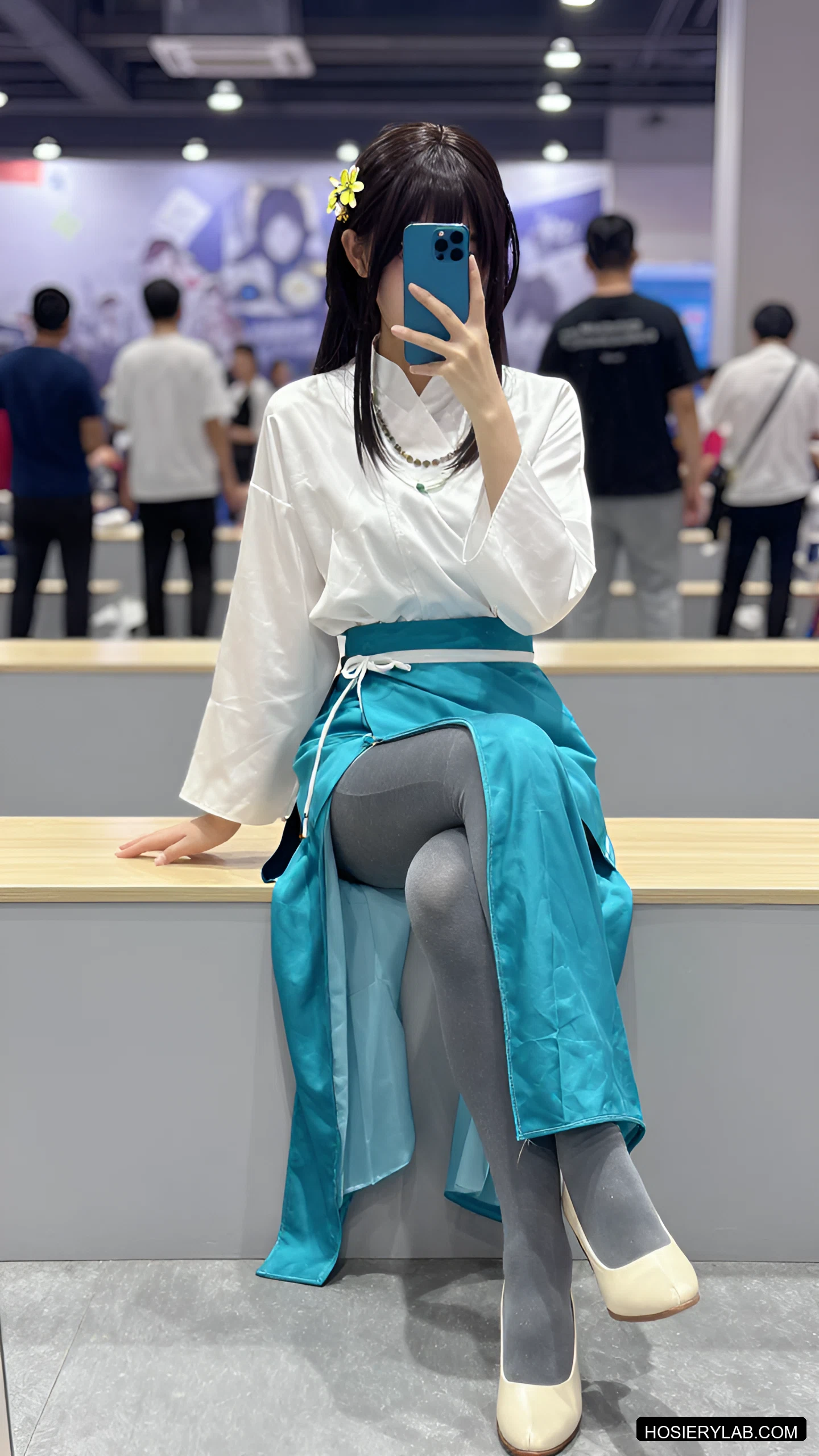 吊带 20D 炭灰 吊带袜 visual reference