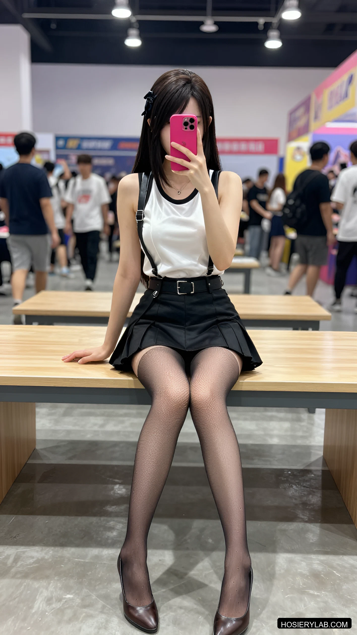 网眼 10D 自然肤色 网袜 visual reference