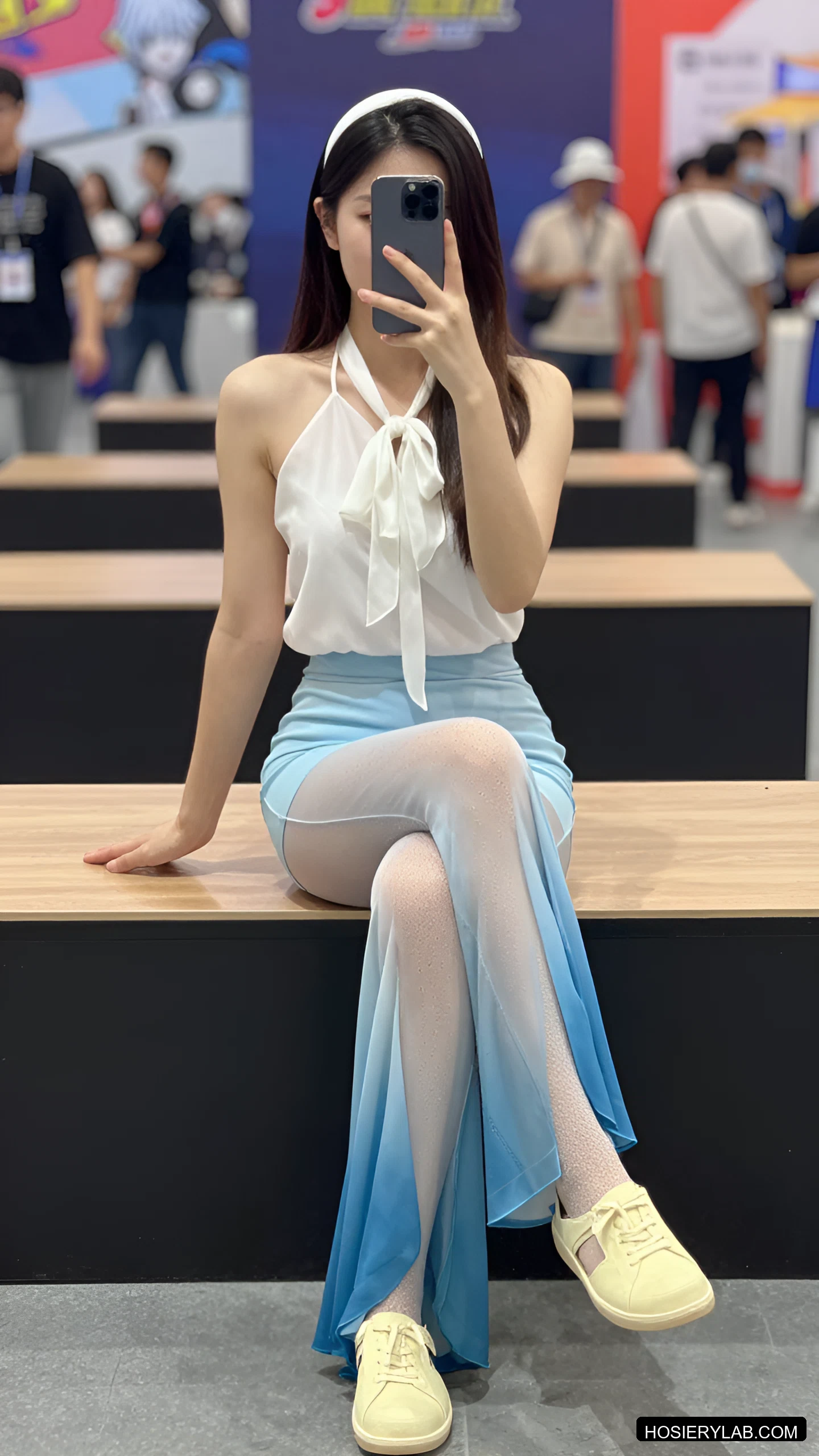 网眼 20D 炭灰 网袜 visual reference