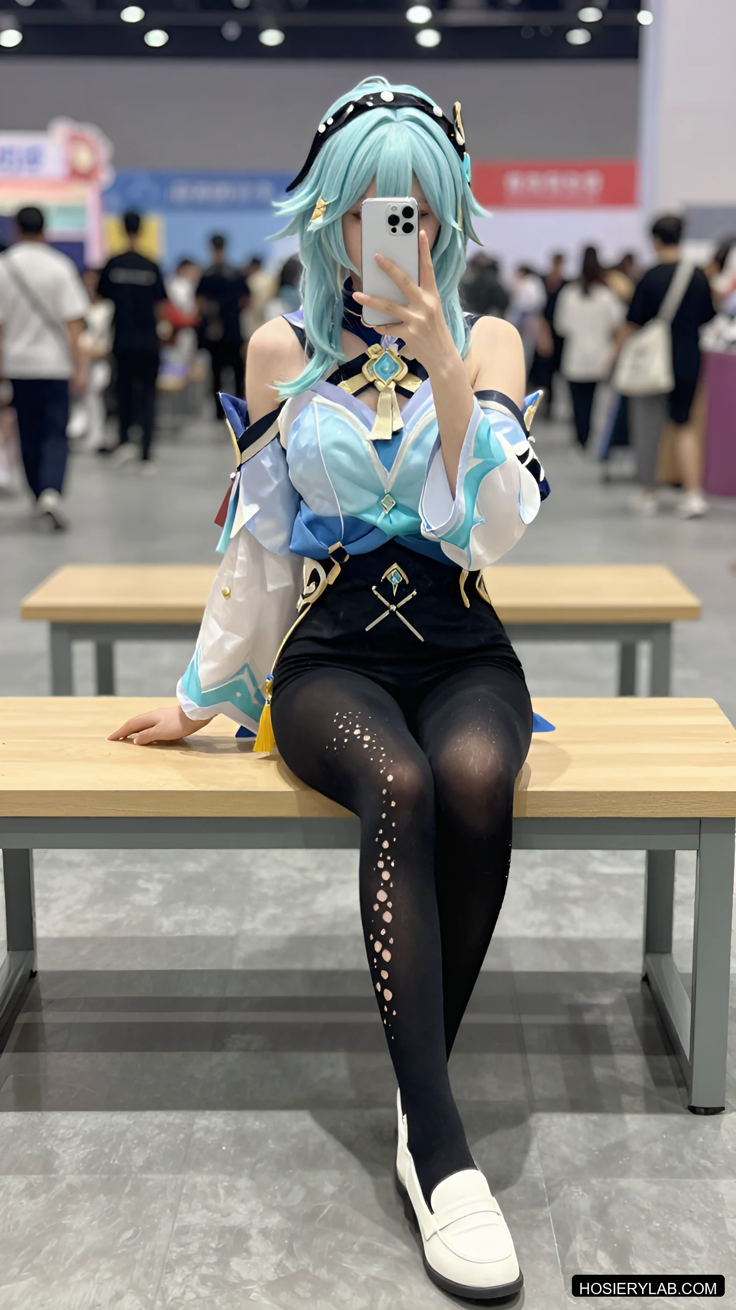 薄透 20D 纯白 连裤袜 visual reference