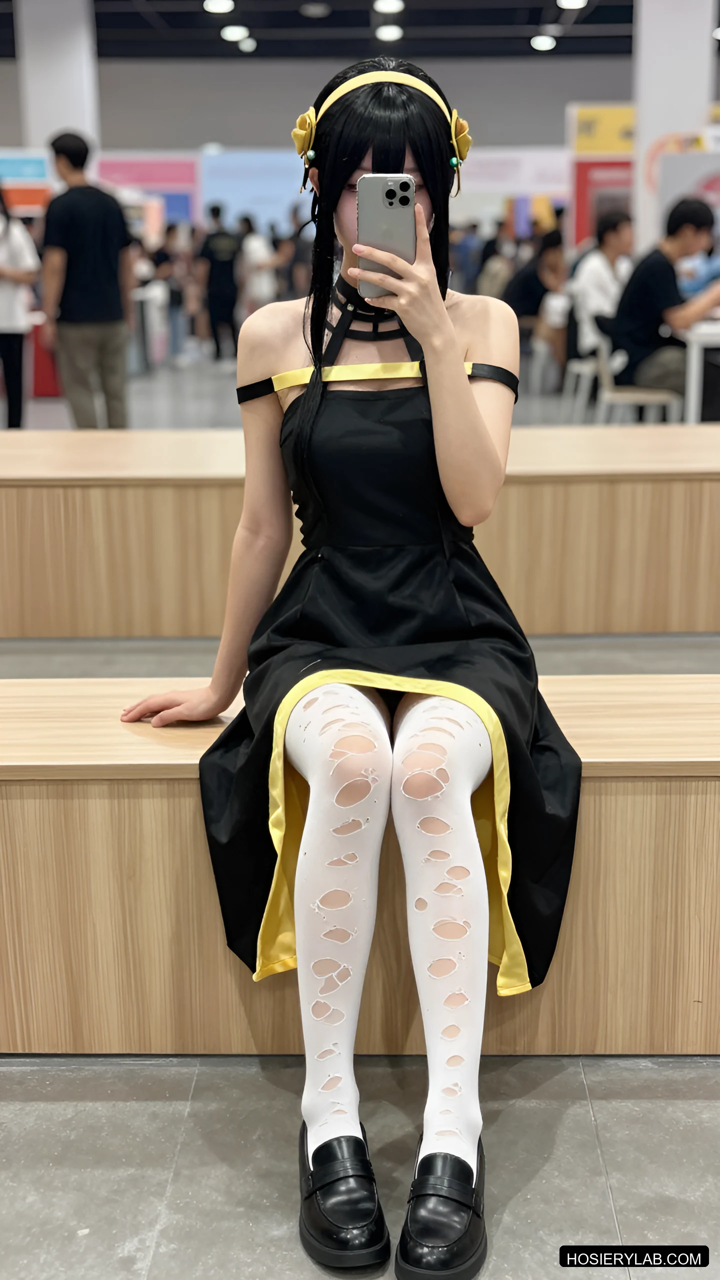 12D 咖啡棕 连裤袜 visual reference