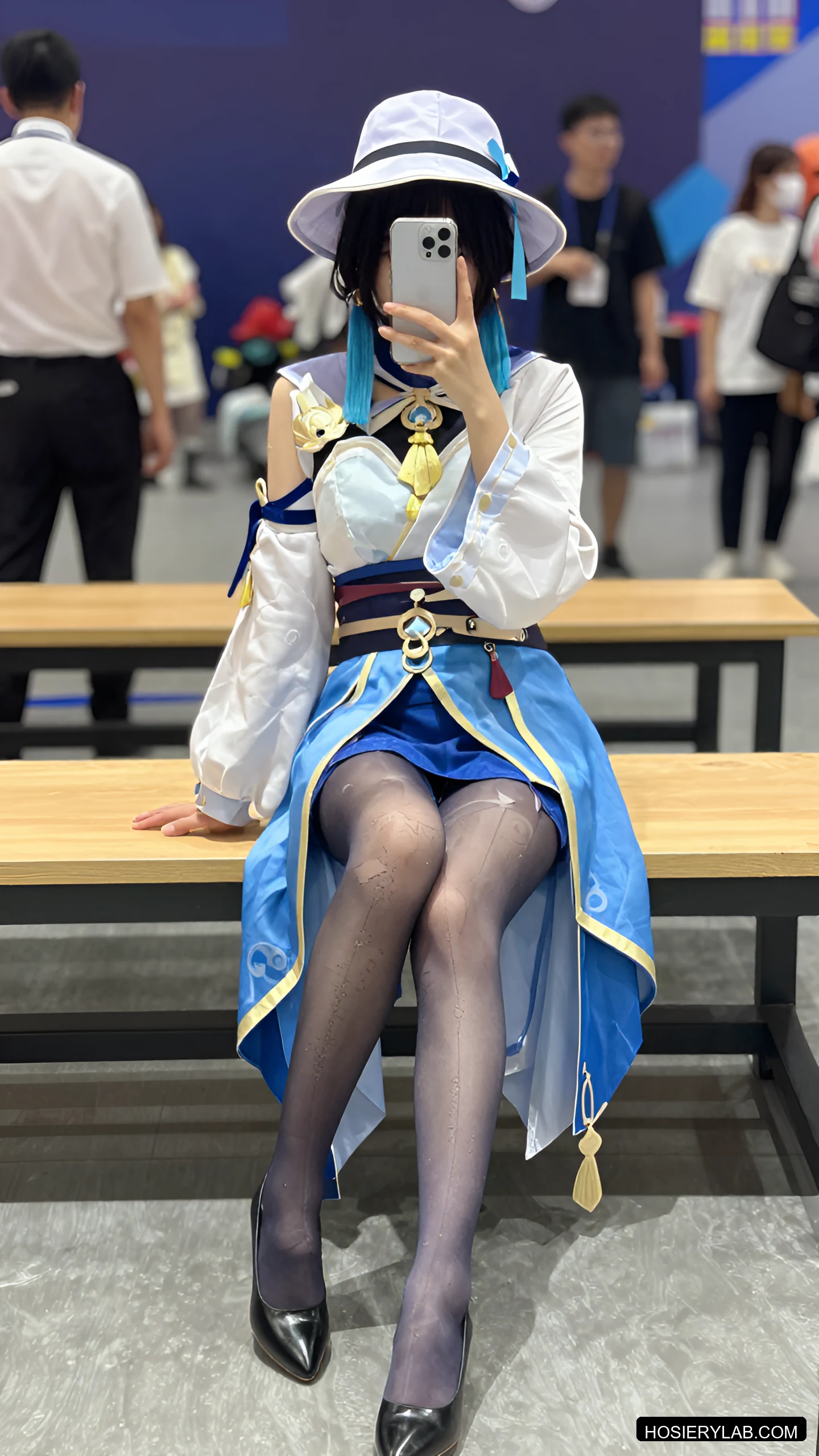 吊带 薄透 8D 咖啡棕 吊带袜 visual reference