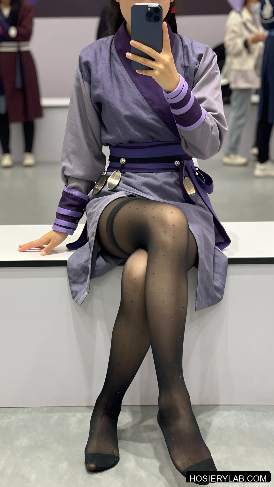 5D Black Pantyhose / Tights visual reference