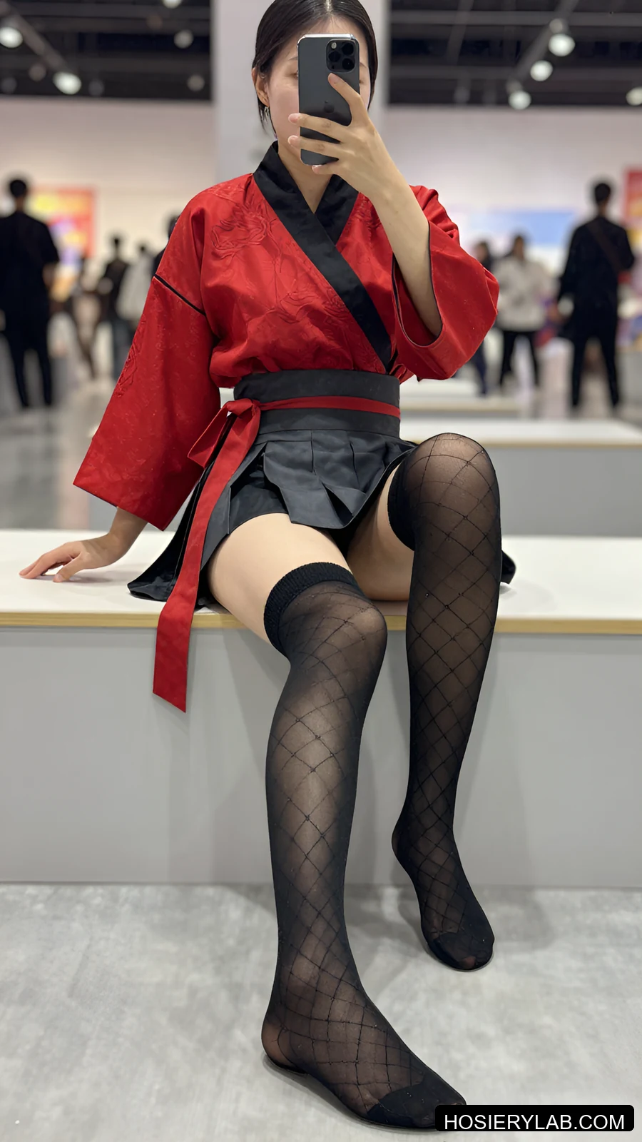 5D Black Over-the-Knee visual reference