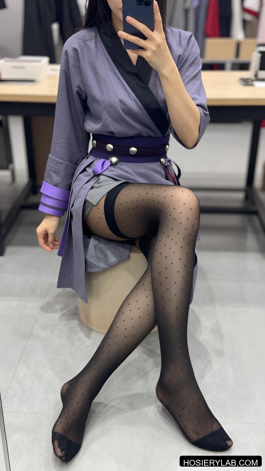 5D Black Pantyhose / Tights visual reference