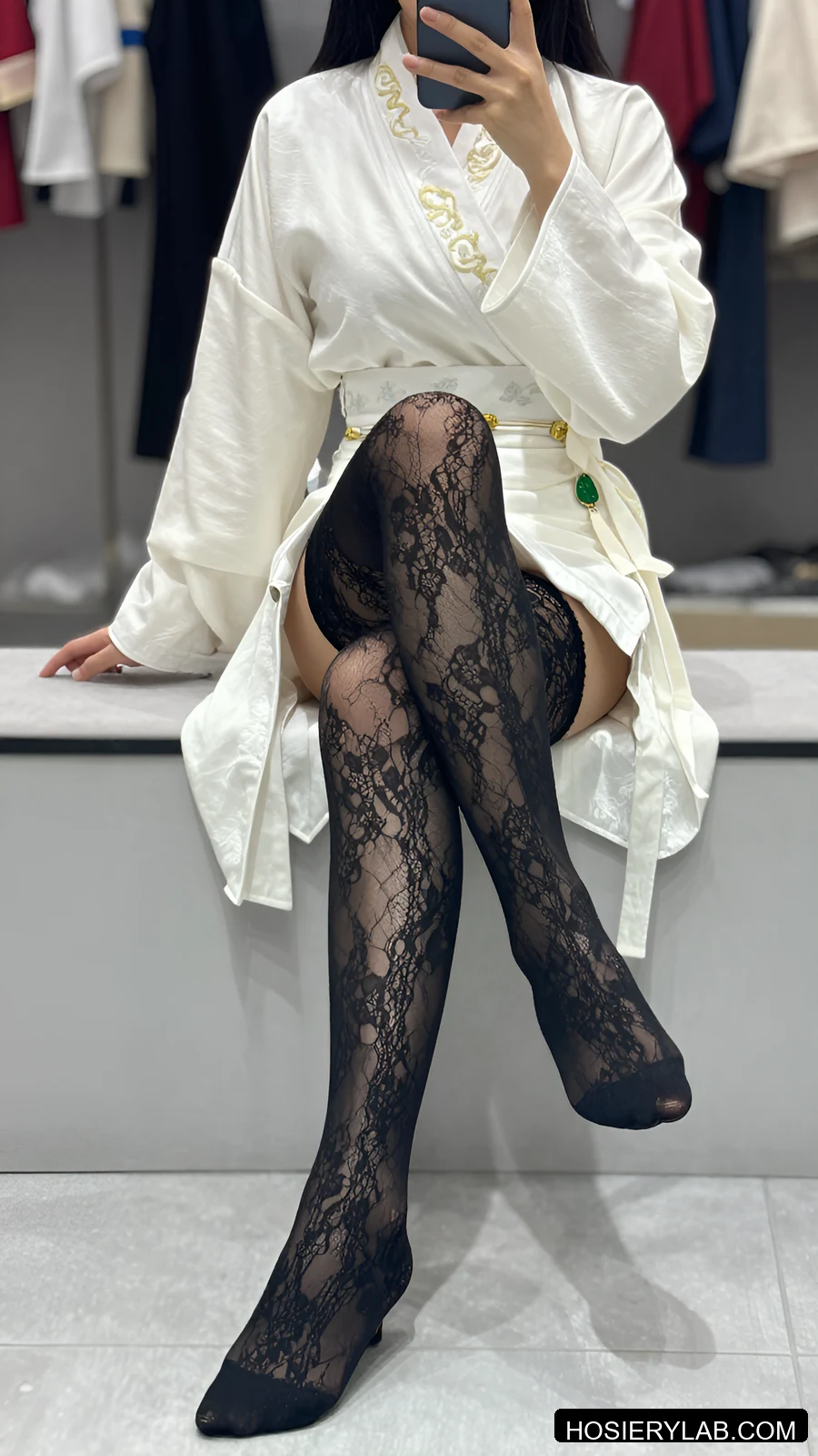 5D Black Pantyhose / Tights visual reference