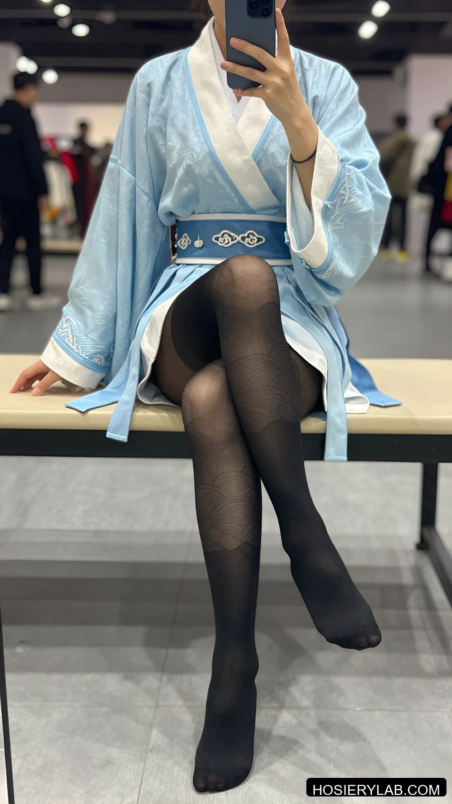 5D Black Pantyhose / Tights visual reference