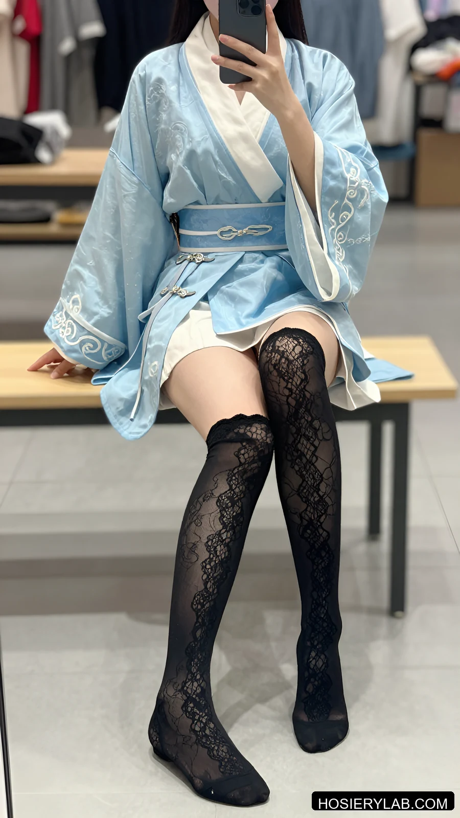 5D Black Knee High visual reference