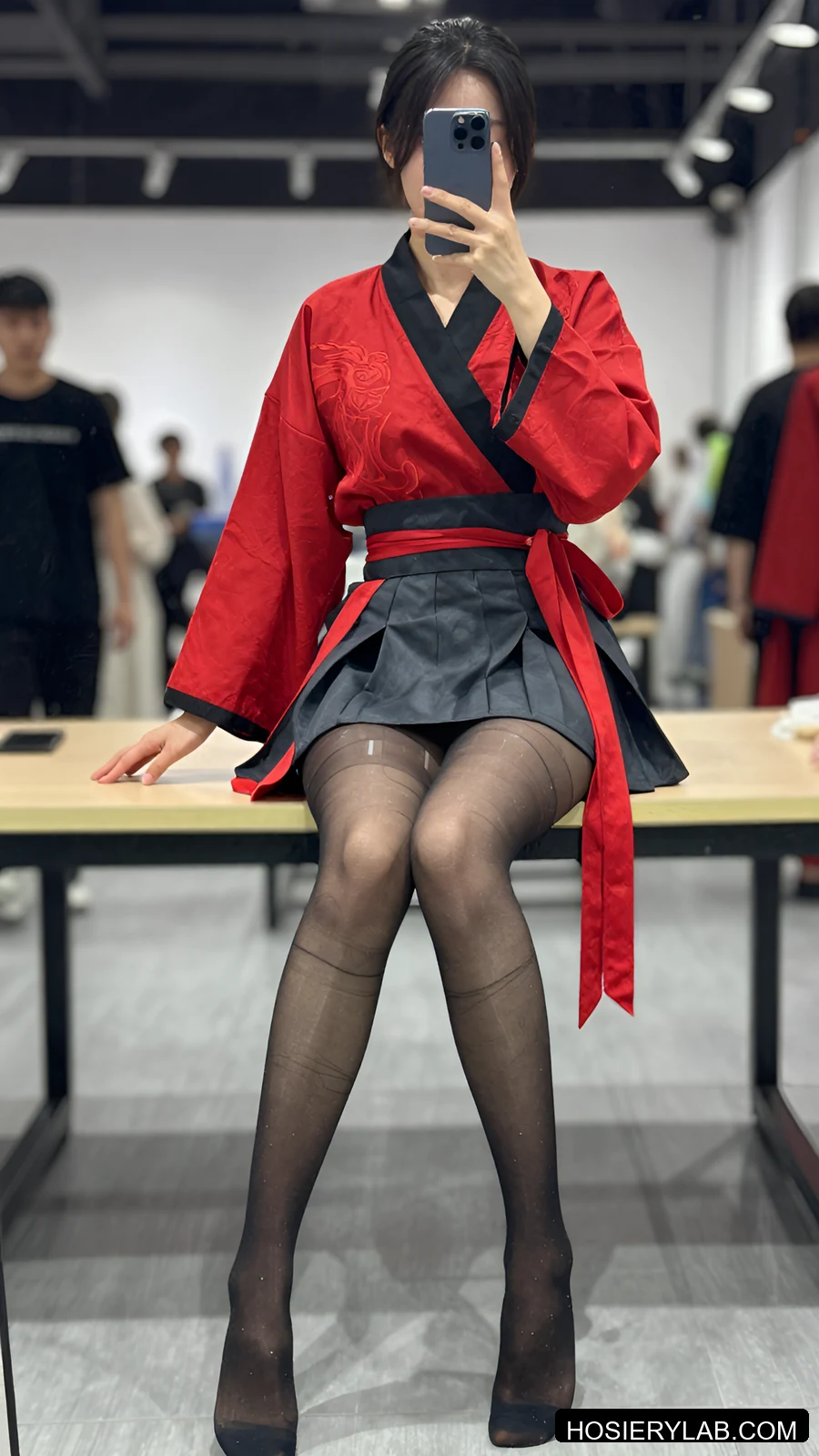 5D Black Pantyhose / Tights visual reference